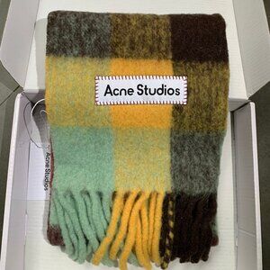 Acne Studios Scarf — Multi-Color Check